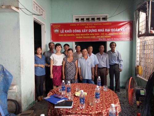 Taseco Đà Nẵng đóng góp xây dựng nhà đại đoàn kết cho hộ nghèo