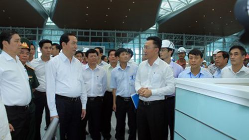 Cảng hàng không quốc tế đà nẵng hối hả về đích