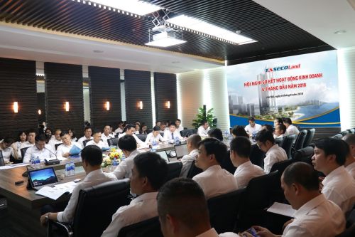 Taseco Land tổ chức hội nghị sơ kết HĐKD 06 tháng đầu năm 2018