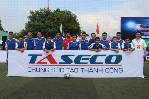 Rộn ràng lễ khai mạc giải bóng đá Taseco Cup 2019