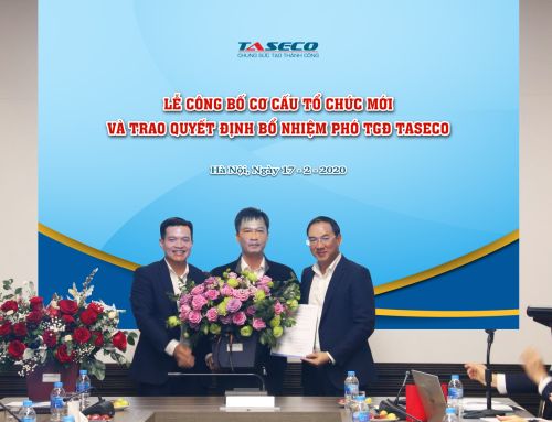 TASECO công bố cơ cấu tổ chức mới và bổ nhiệm thêm nhân sự cấp cao