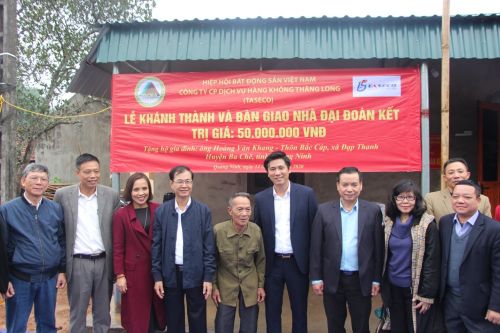 Taseco hỗ trợ 500 triệu xây dựng Nhà Đại Đoàn Kết Tỉnh Quảng Ninh