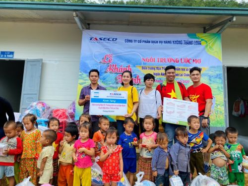 Taseco khành thành 02 điểm Trường tại Xã Vùng Cao – Tỉnh Lai Châu