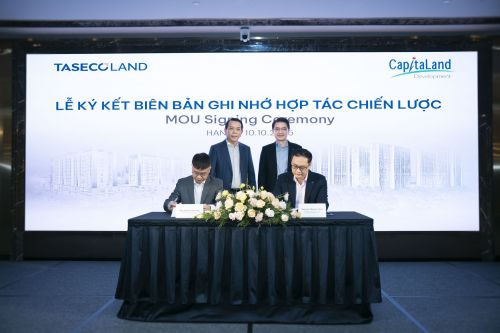 Taseco Land ký kết hợp tác chiến lược với CapitaLand Development, mở rộng hành trình kiến tạo đô thị hiện đại
