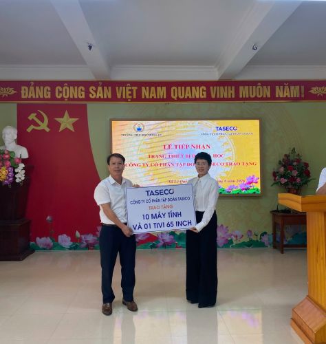 💙 Taseco đồng hành cùng giáo dục, tiếp sức cho những mầm xanh tương lai