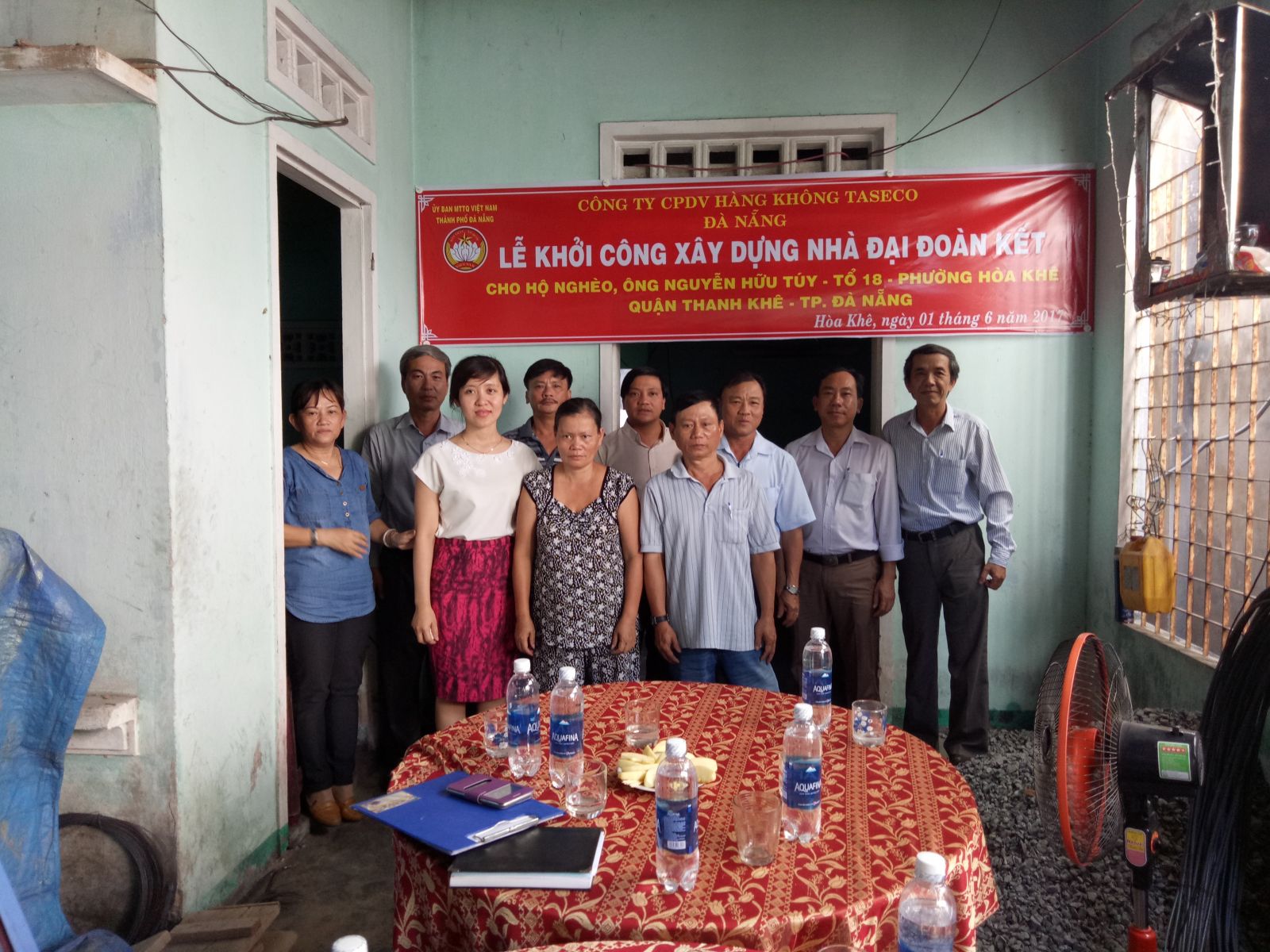 Taseco Đà Nẵng đóng góp xây dựng nhà đại đoàn kết cho hộ nghèo