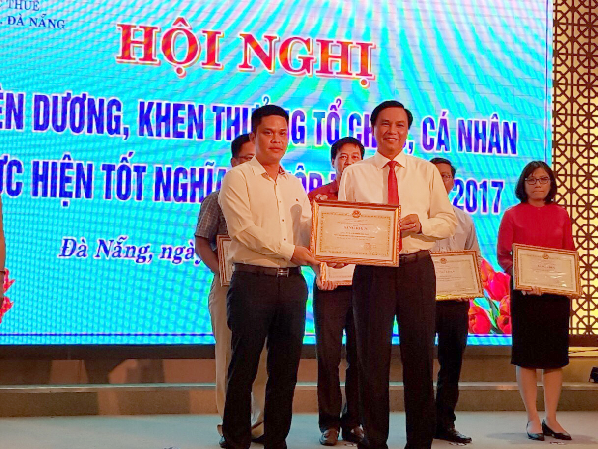 Taseco Ocean view Đà Nẵng nhận bằng khen của UBND thành phố Đà Nẵng