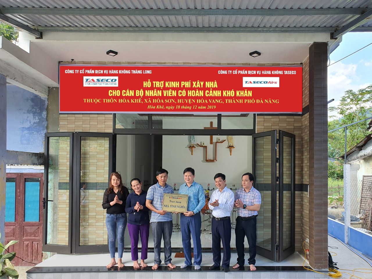 Taseco Airs sẽ chia tấm lòng với cán bộ nhân viên có hoàn cảnh khó khăn