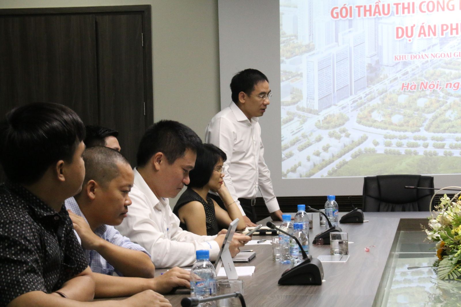 Ông Nguyễn Minh Hải, Tổng giám đốc công ty TASECO GROUP phát biểu tại buổi lễ