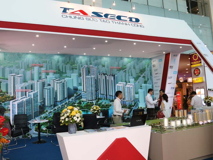 Gian hàng của Công ty Cổ phần Dịch vụ Hàng không Thăng Long - TASECO