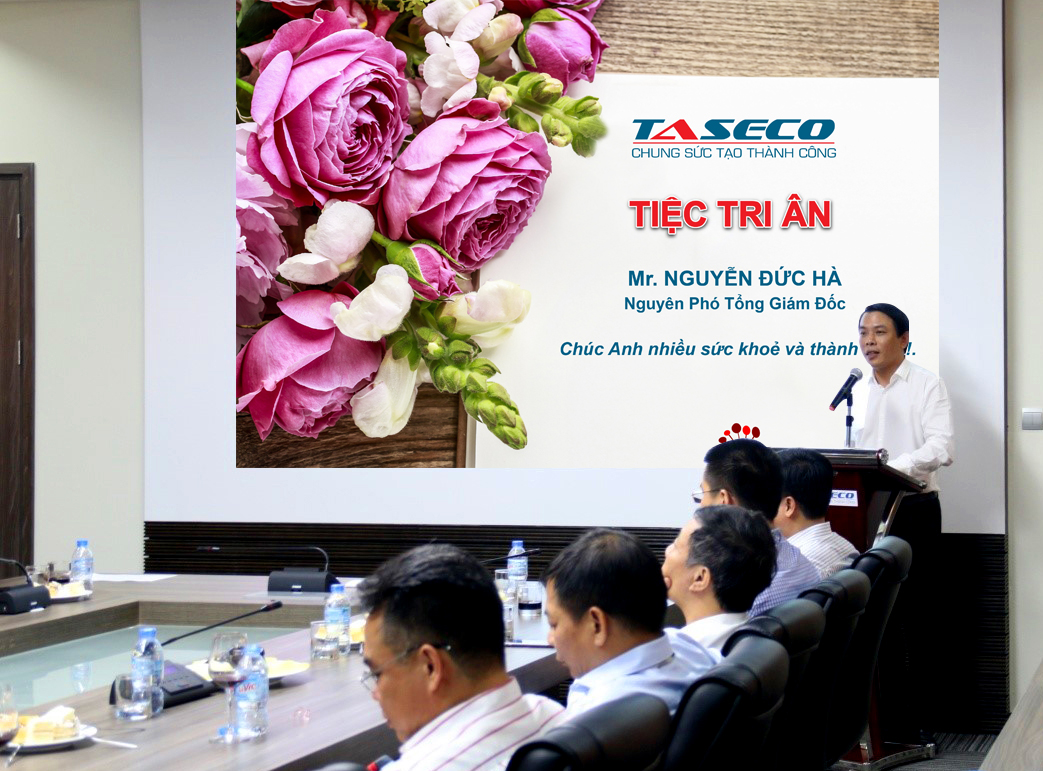 Ông Phạm Ngọc Thanh – CT HĐQT phát biểu trong buổi tiệc 