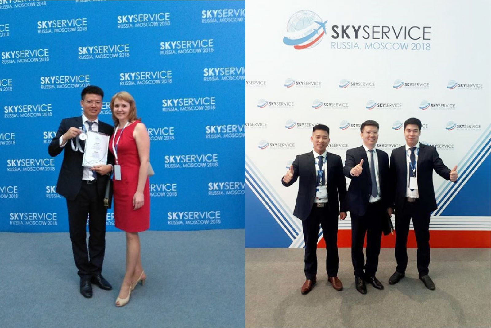 VINACS vinh dự được trao giải nhì và huy chương bạc tại Sky Delights Awards Moscow 2018