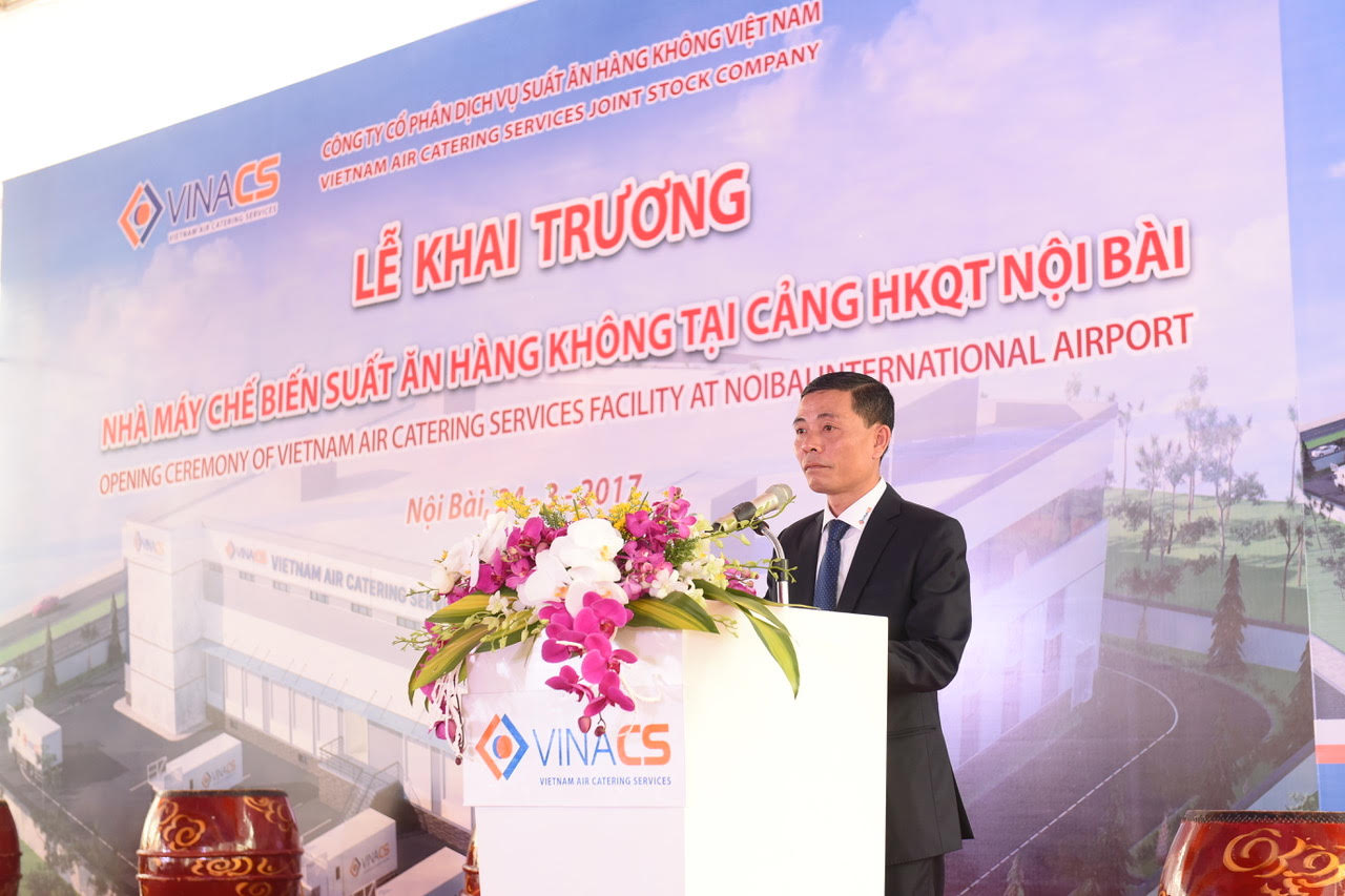 Ông Dương Tiến Nghĩa – Tổng Giám Đốc VINACS phát biểu tại buổi lễ
