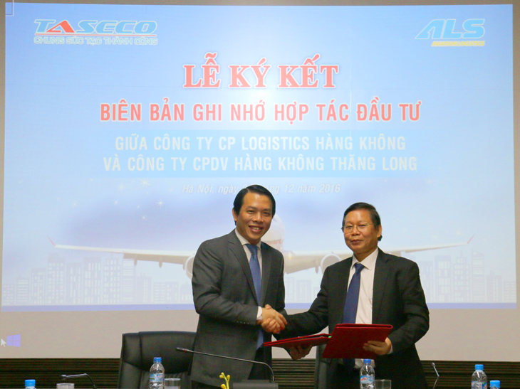 Lễ ký kết biên bản ghi nhớ hợp tác đầu tư giữa ALS và Taseco Group