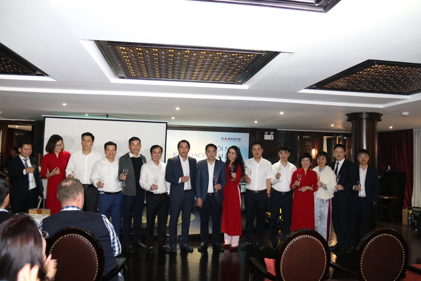 Đại diện ban lãnh đạo các Công ty trong hệ thống Taseco Group chụp hình lưu niệm tại sự kiện