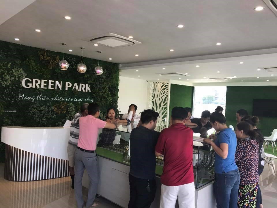 Dự án Green Park thu hút được sự quan tâm của đông đảo khách hàng