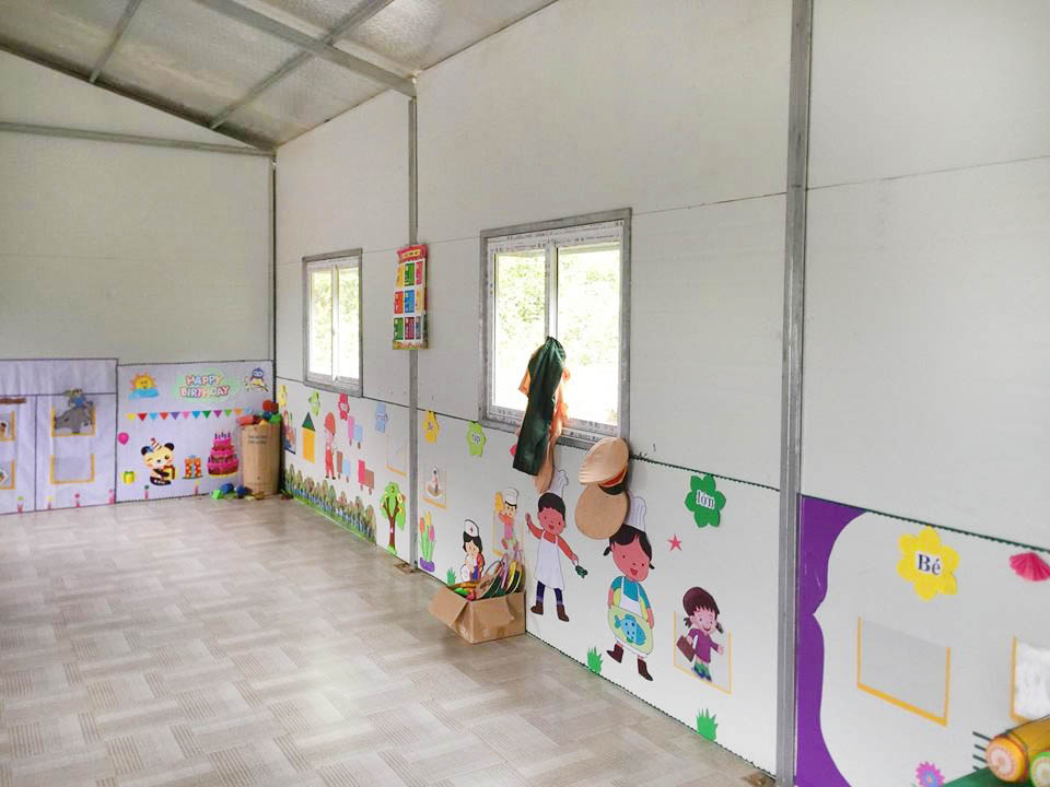 …và nơi học tập, sinh hoạt khang trang mới